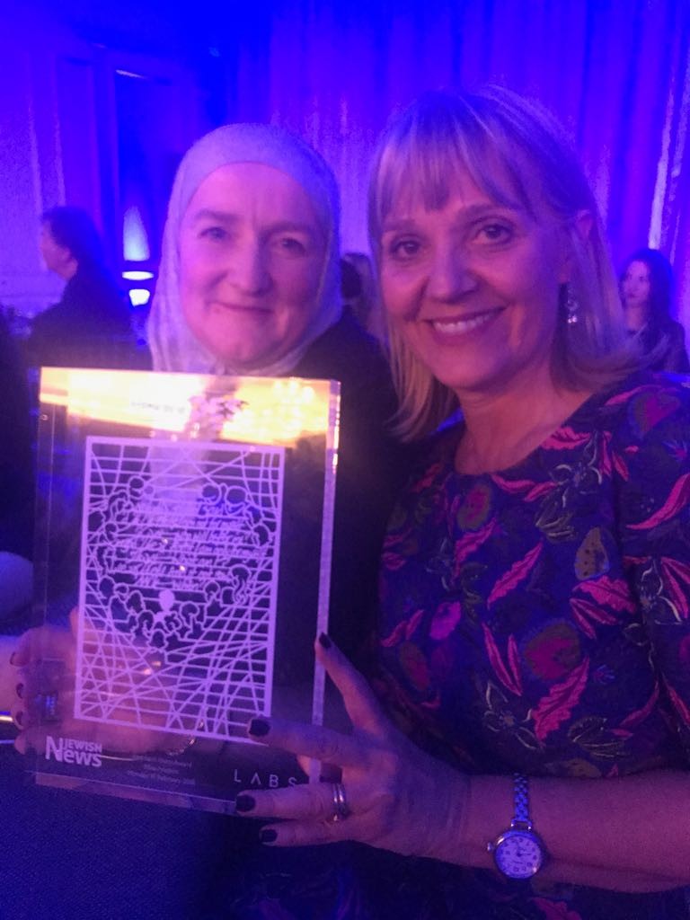 LauraandJulieJewishNewsAward Nisa-Nashim | Jewish Muslim Women's Network