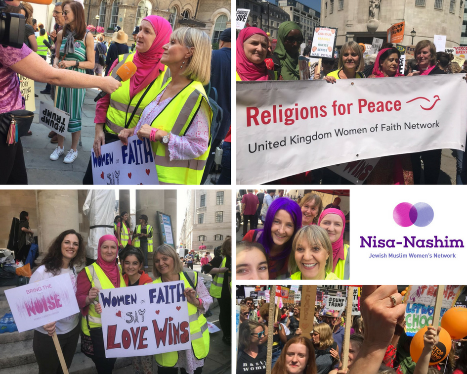 Bring The Noise March Collage 2018 Nisa-Nashim | Jewish Muslim Women's Network