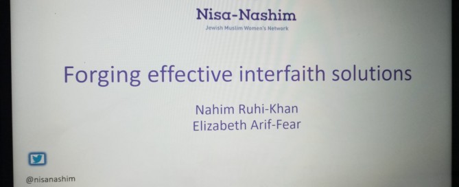 Nisa-Nashim | Jewish Muslim Women's Network