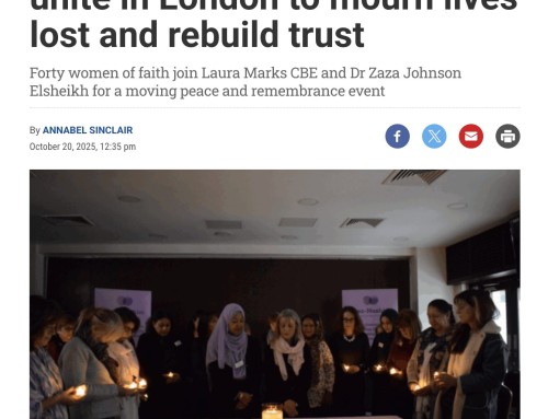 20 October 2025 – Jewish News – Jewish and Muslim woman unite in London to mourn lives lost and rebuild trust